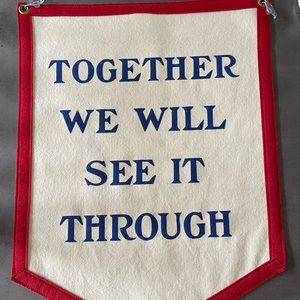 Oxford pendant “together we will see it through”